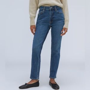 Everlane the original cheeky jean, 27, midnight blue